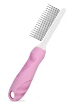 Pet Grooming Needle Comb – Detangling Rake for Dogs & Cats, Removes Loose Fur & Mats