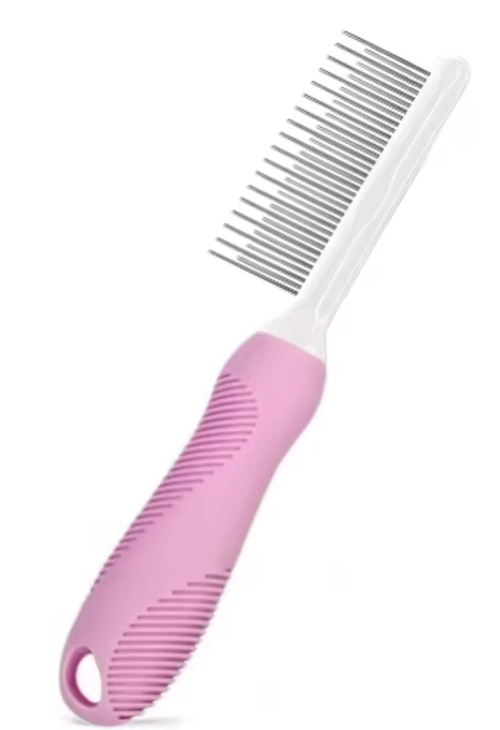 Pet Grooming Needle Comb – Detangling Rake for Dogs & Cats, Removes Loose Fur & Mats