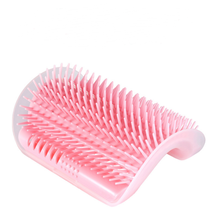 Cat Self-Grooming Corner Brush – Wall-Mounted Massage & Fur Cleaning Scratcher