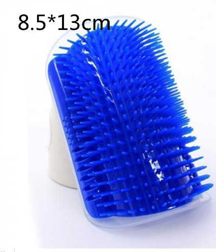 Cat Self-Grooming Corner Brush – Wall-Mounted Massage & Fur Cleaning Scratcher