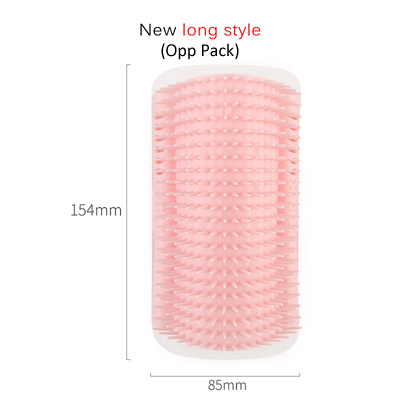 Cat Self-Grooming Corner Brush – Wall-Mounted Massage & Fur Cleaning Scratcher