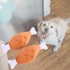 Bite-Resistant Chicken Leg Dog Toy – Interactive Chew & Fetch Toy for Puppies & Dogs