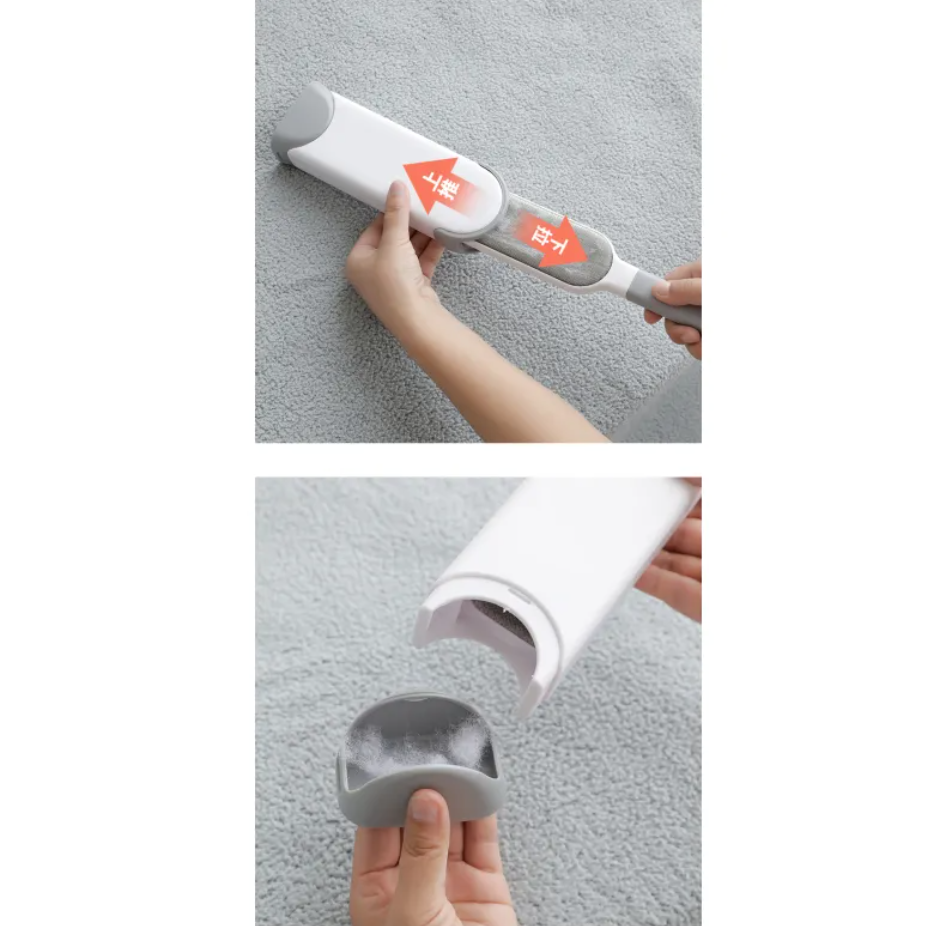 Electrostatic Pet Fur Remover Brush – Reusable Lint Brush for Clothes, Furniture & Car