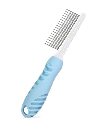 Pet Grooming Needle Comb – Detangling Rake for Dogs & Cats, Removes Loose Fur & Mats