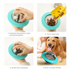 Bite-Resistant Dog Frisbee – Rotating Disc Fetch Toy for Outdoor Play & Training