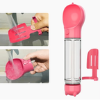 3-in-1 Portable Dog Water Bottle & Food Dispenser – Leak-Proof Travel Bowl for Hiking