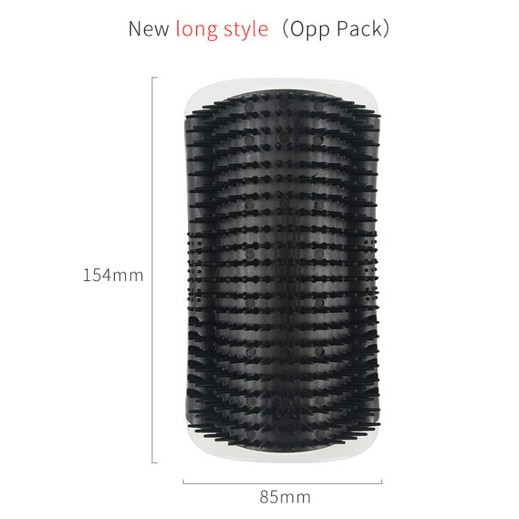 Cat Self-Grooming Corner Brush – Wall-Mounted Massage & Fur Cleaning Scratcher