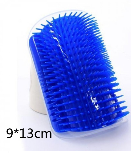 Cat Self-Grooming Corner Brush – Wall-Mounted Massage & Fur Cleaning Scratcher
